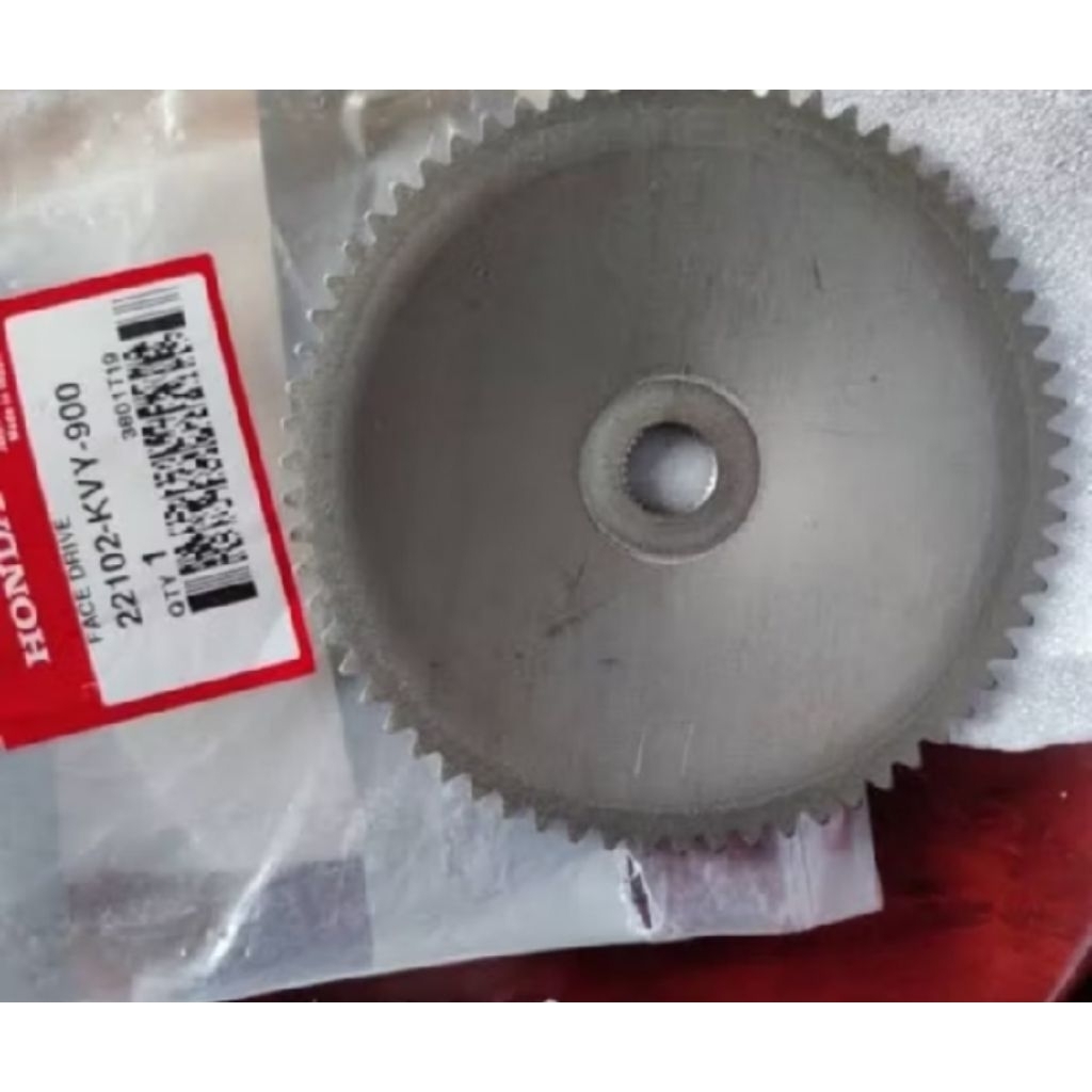22102-KVY-900 HGP AHM 100% ORIGINAL FACE DRIVE GIGI STATER BEAT SPACY KARBU 22102KVY900