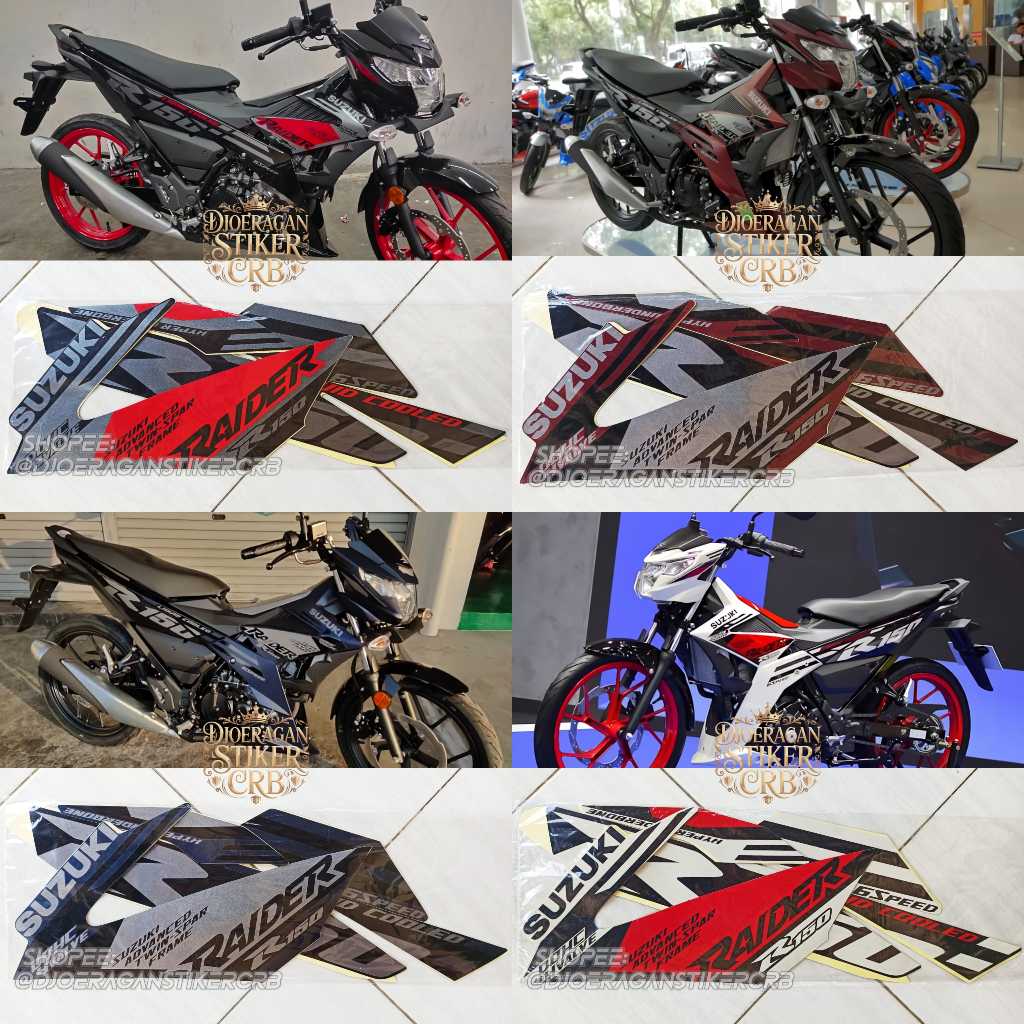 stiker striping satria fu injeksi raider 2022, striping fu r150 raider injeksi 2022, stiker fu injek