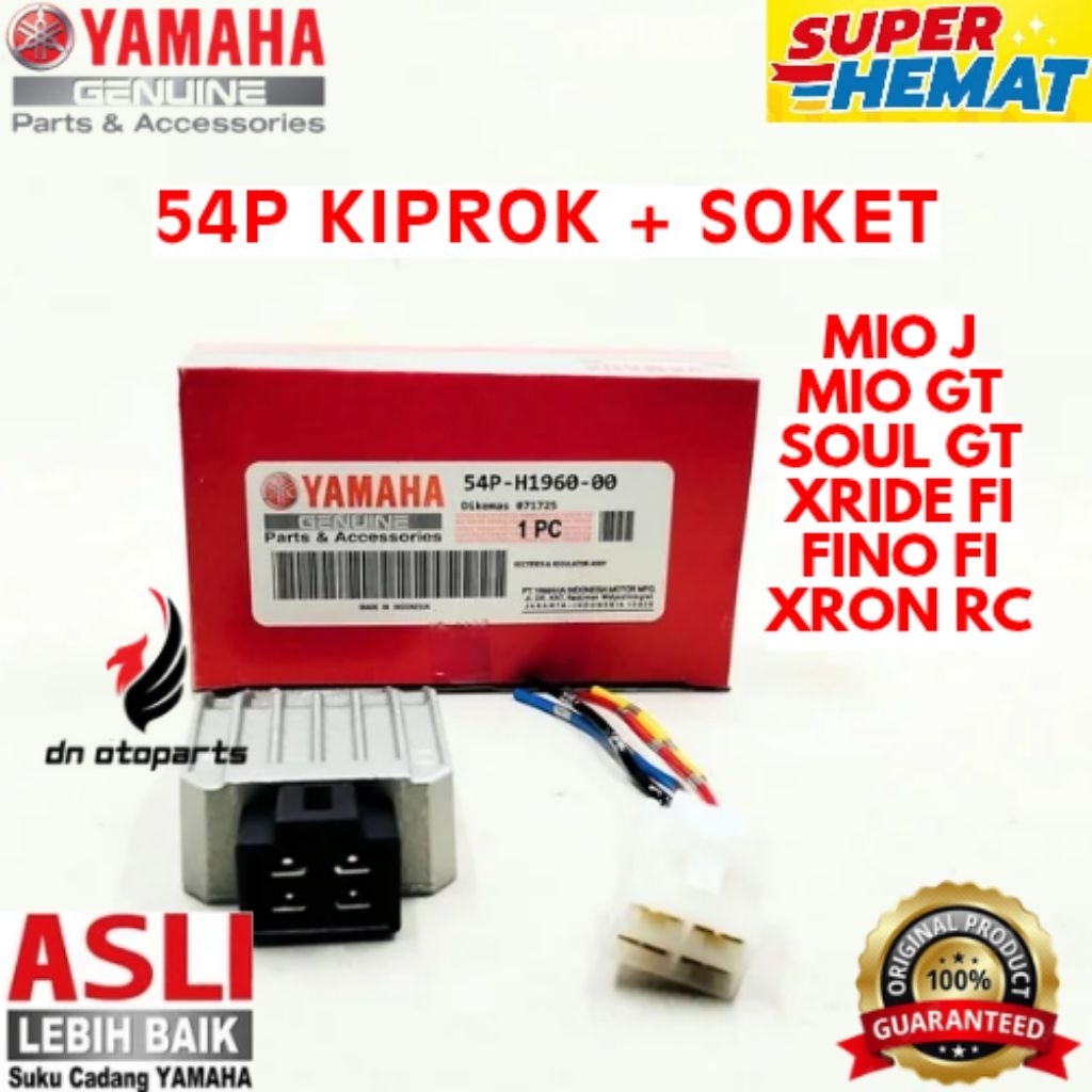 KIPROK + SOKET ORIGINAL YAMAHA KODE 54P, KIPROK + SOKET MIO J, KIPROK + SOKET MIO GT KIPROK + SOKET 