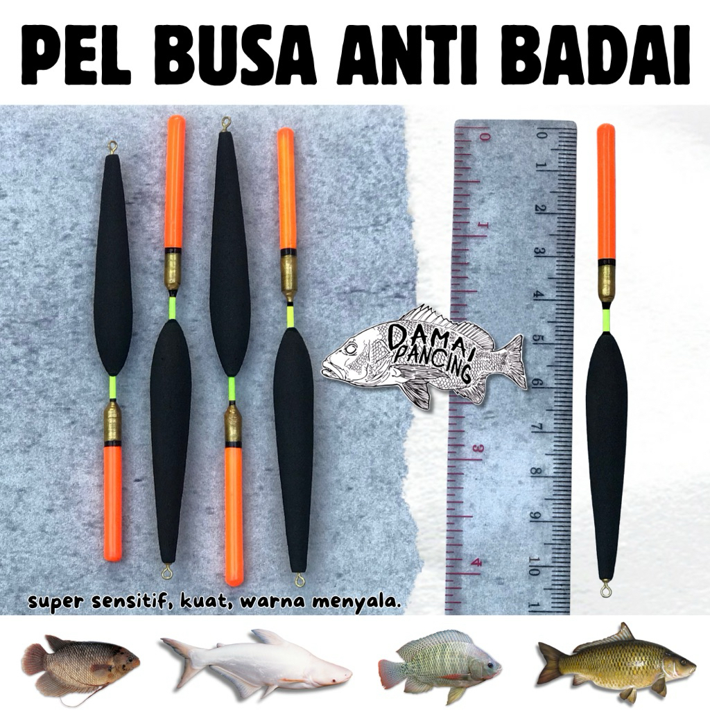 Pelampung Pancing Busa Anti Badai Lumut Lumutan Super Sensitif Warna Hitam