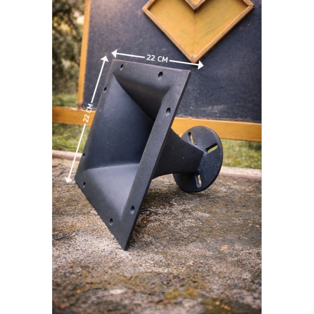 Horn Corong Tweeter 22x22 Multi Drat Bahan Alumunium Cor