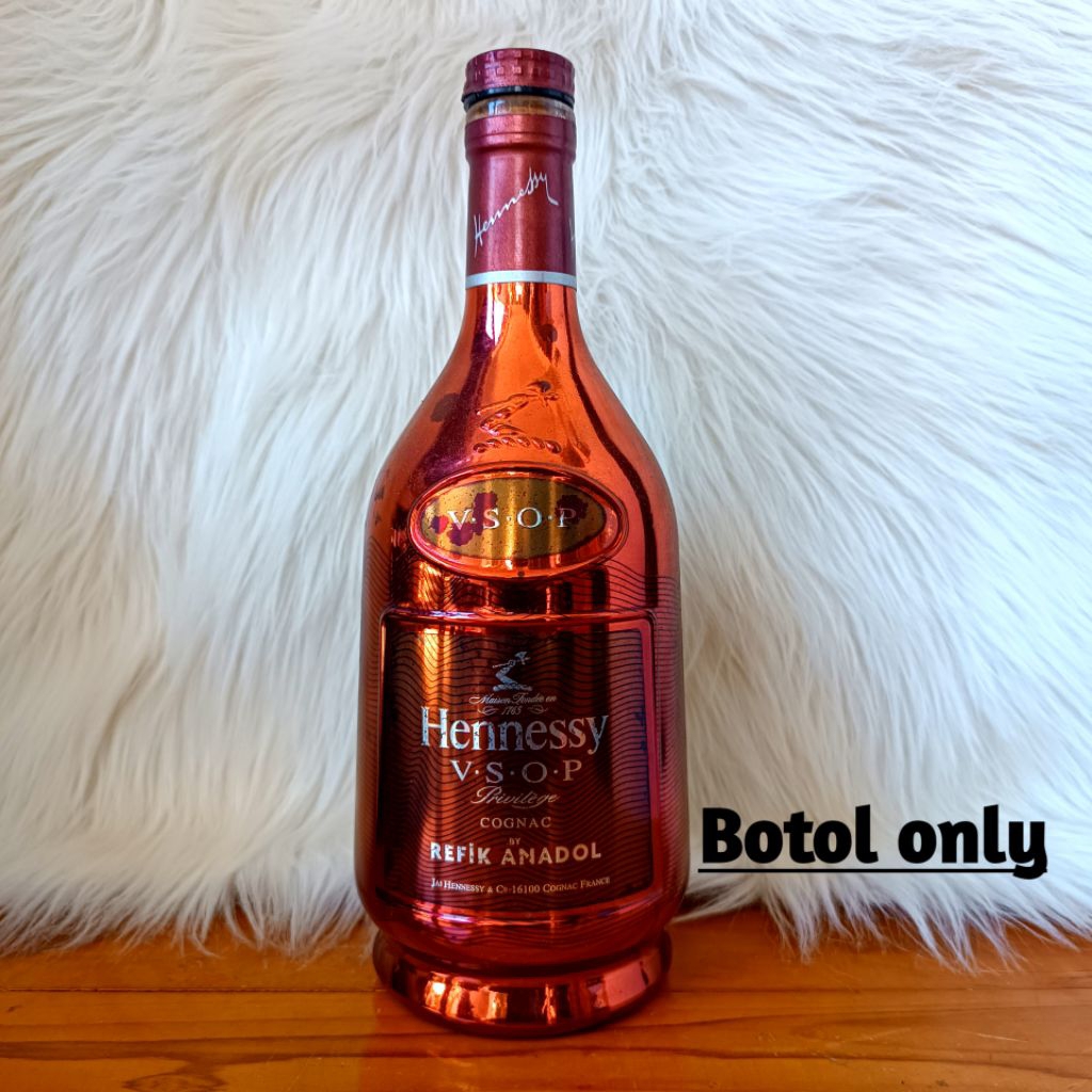 Botol bekas hennessy buat koleksi