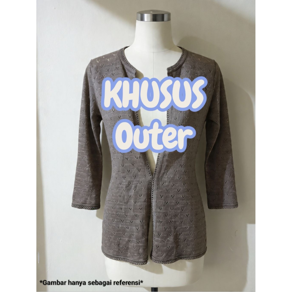 { Khusus Outer } baju sisa import & export bukan PL { baca deskripsi }