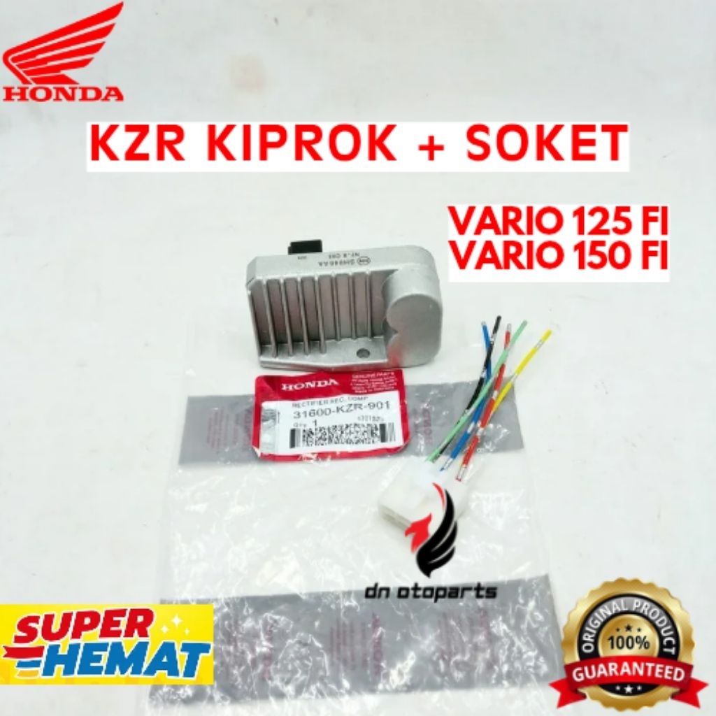KIPROK + SOKET ORIGINAL HONDA KODE KZR, KIPROK + SOKET VARIO 125 FI, KIPROK + SOKET VARIO 150 FI



