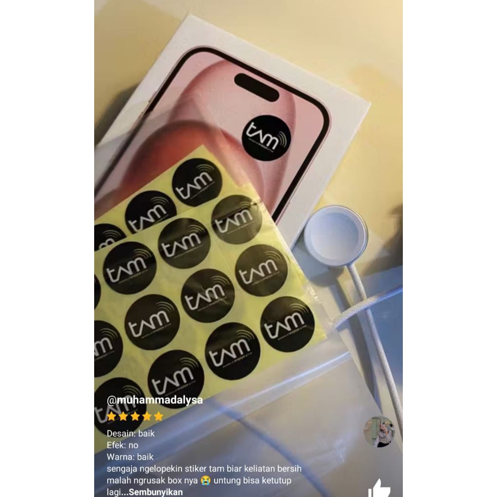 STIKER DUS HP OPPO REALME TAM VIVO XIAOMI MI REDMI IBOX BLI2 STIKER DUS HP OPPO TAM XIAMI MI ORIGINA
