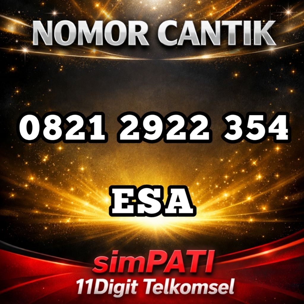nomor cantik 354 ESA kartu perdana Telkomsel