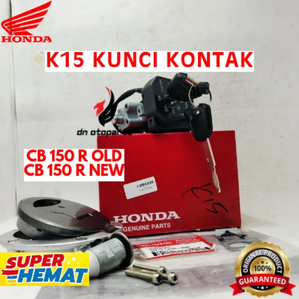 KUNCI KONTAK ORIGINAL HONDA KODE K15,, KUNCI KONTAK CB 150 R OLD, CB 150 R NEW









