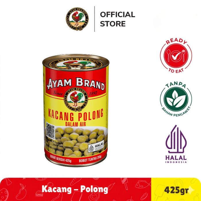 Ayam Brand - Kacang Kaleng Polong Hijau 425gr