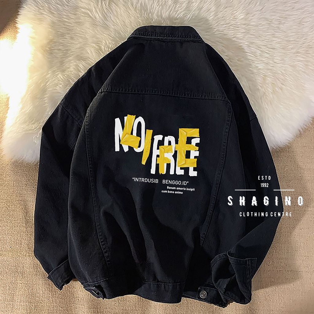 Shagin0 | Jaket Jeans Terbaru / Jaket Pria / Jaket Pria Keren / Jaket Jeans Pria Korean Style / Jake