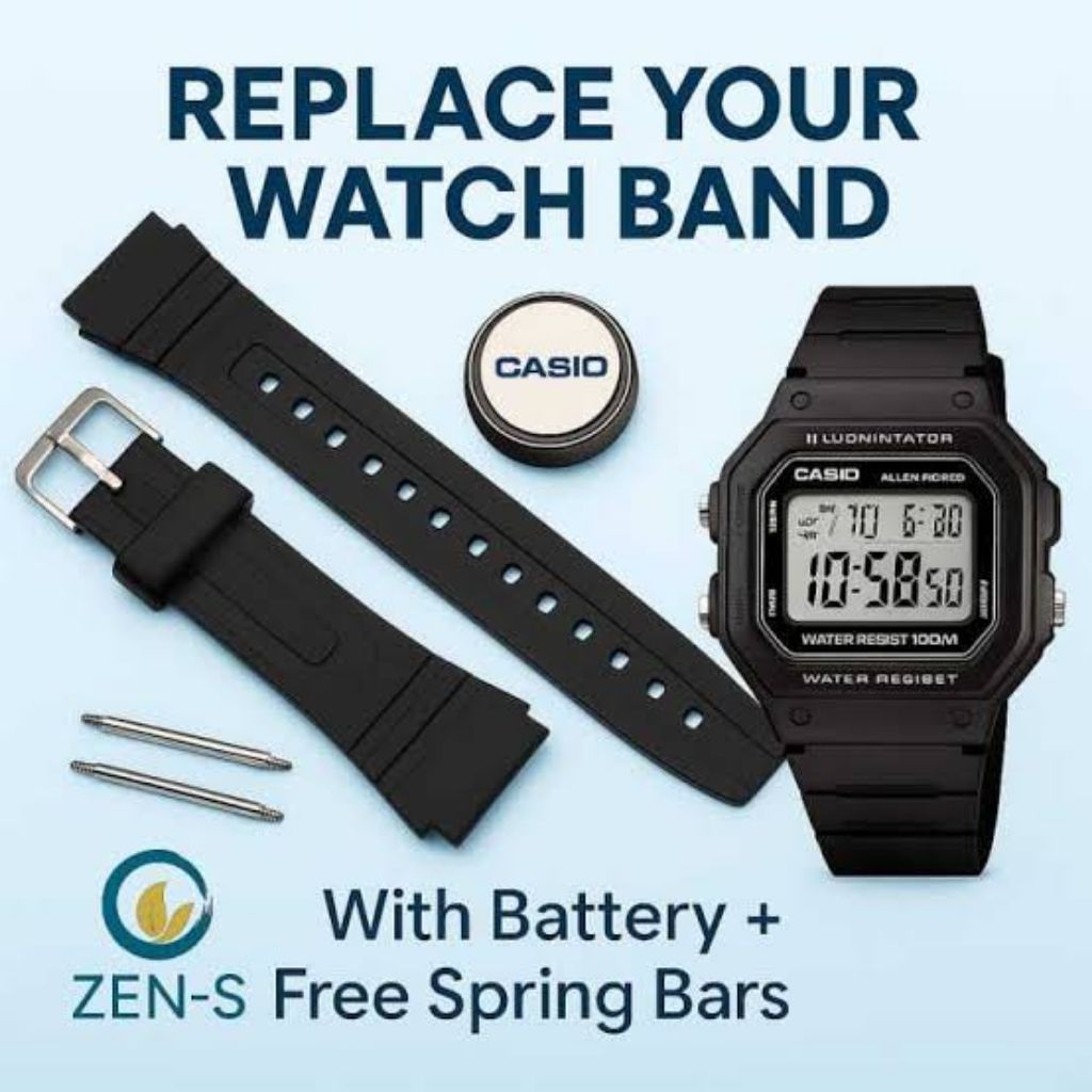 STRAP TALI JAM TANGAN CASIO W800H W800 H W 800H CASIO W-800H