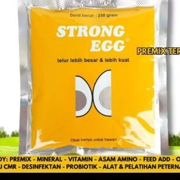 Vitamin Ayam STRONG EGG 250 Gram