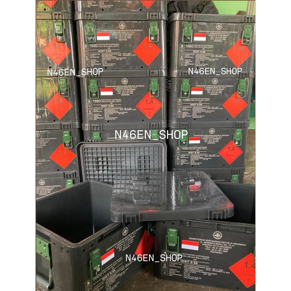 KOTAK PELURU / BOX AMUNISI PINDAD