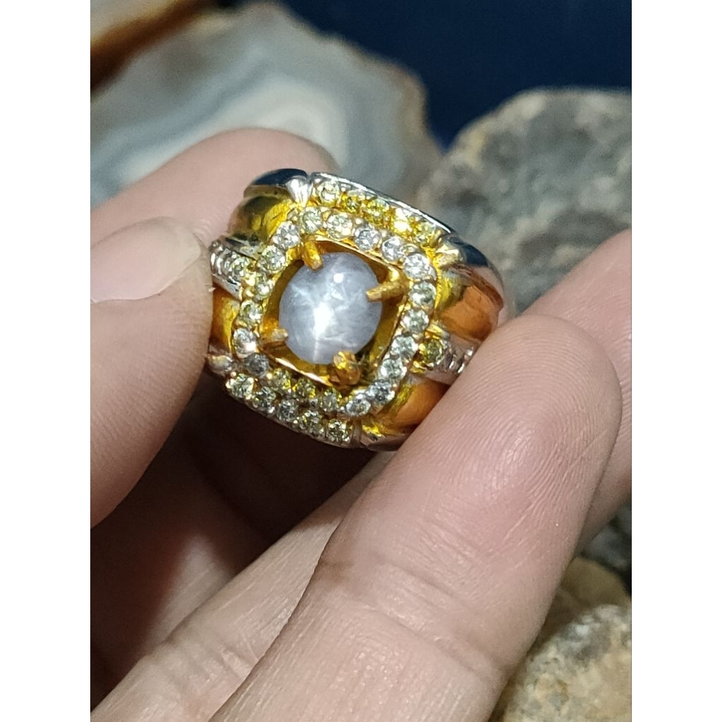 Batu Permata White Star Saphir Ceylon Srilanka