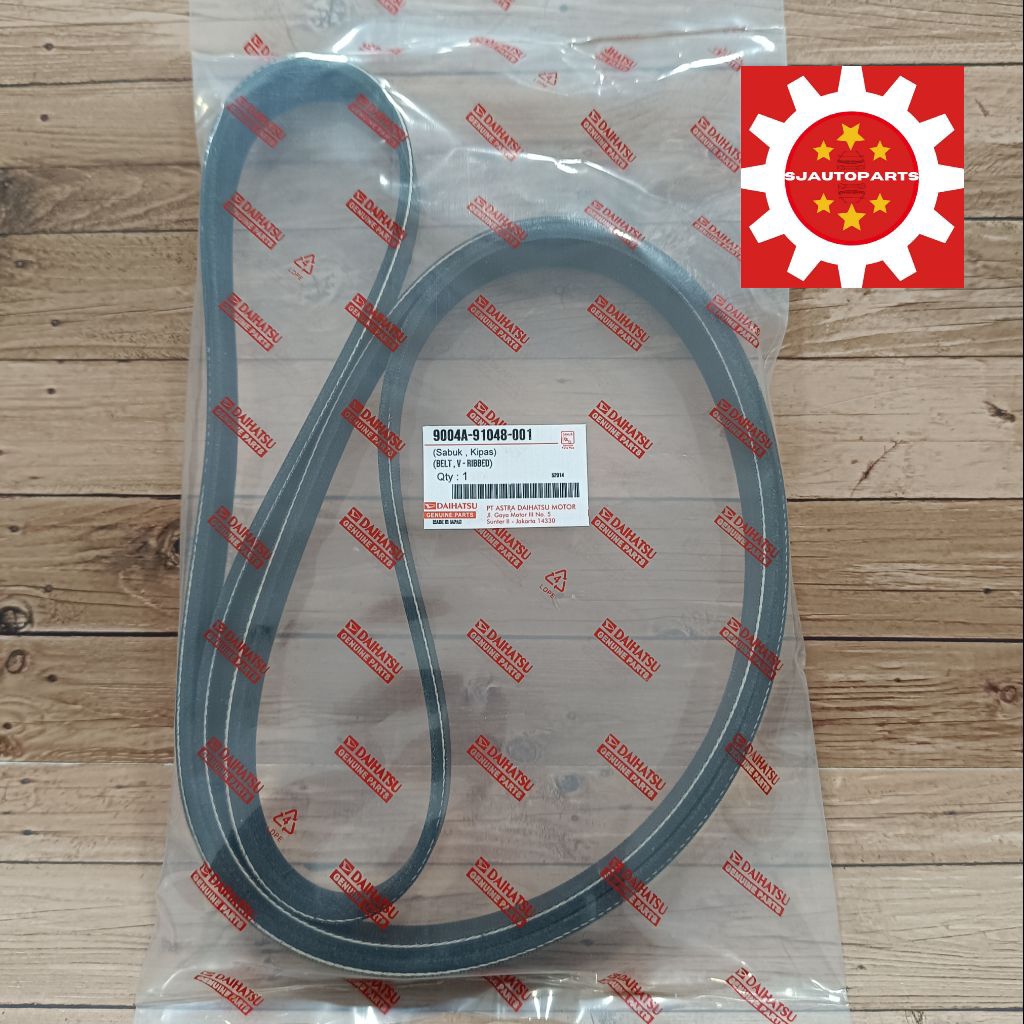 FAN BELT TALI KIPAS LUXIO GRAN MAX 1.5CC 6PK1810 9004A-91048-001