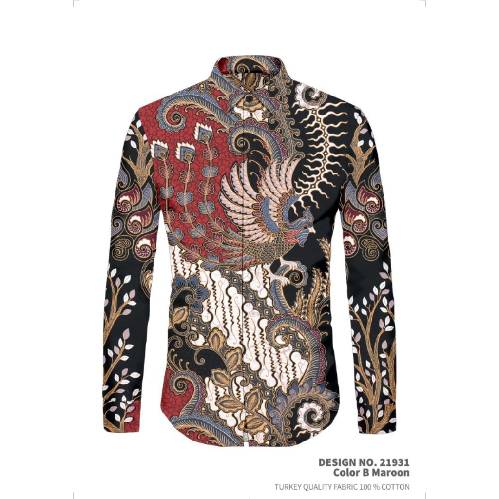 Bahan batik ganesha | batik dobby ganesha | batik katun pola | batik katun mahogani