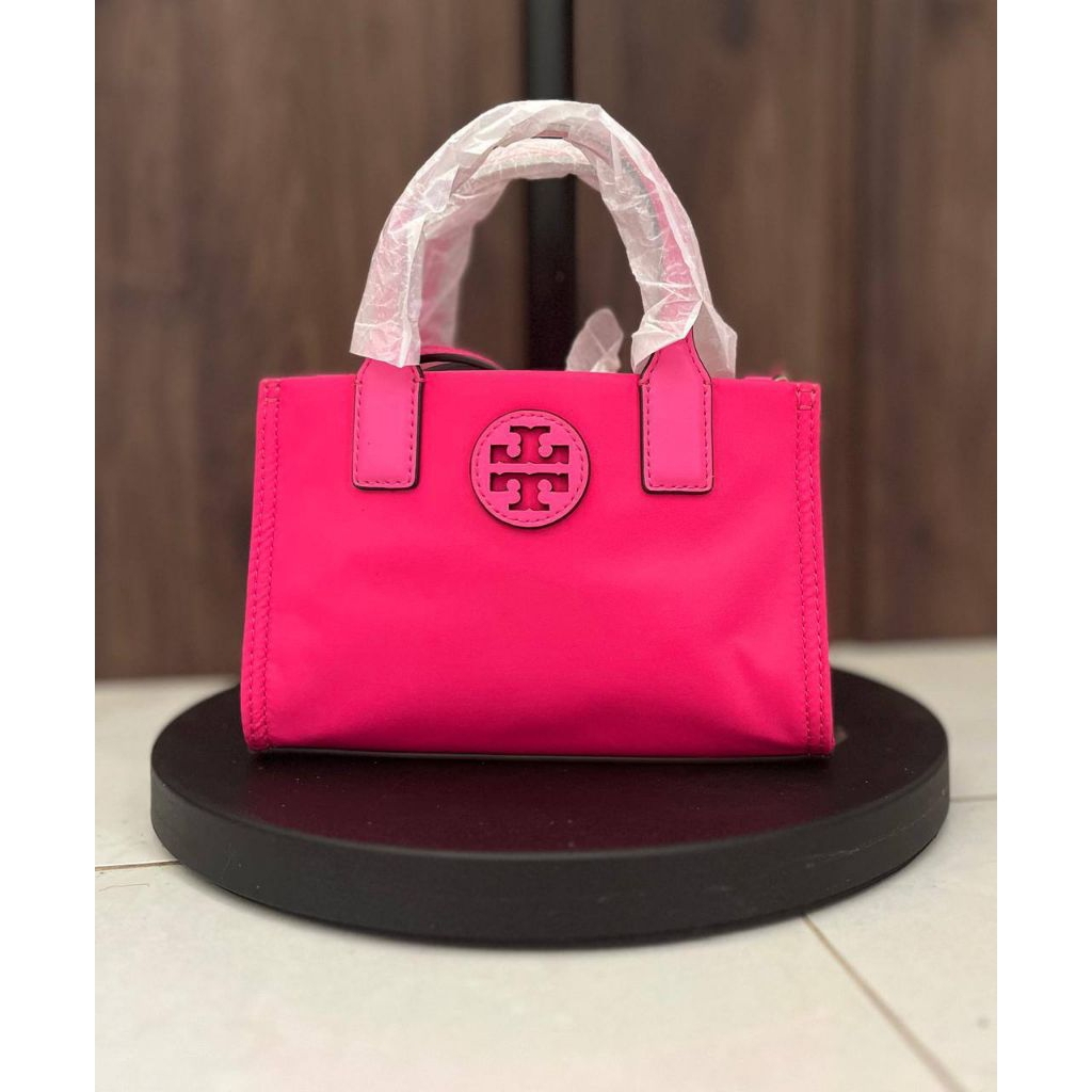 Tb ella mini tote pink nylon