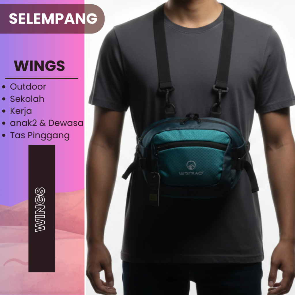 Gardio Tas Slempang Sayap ( Wings ) pria wanita