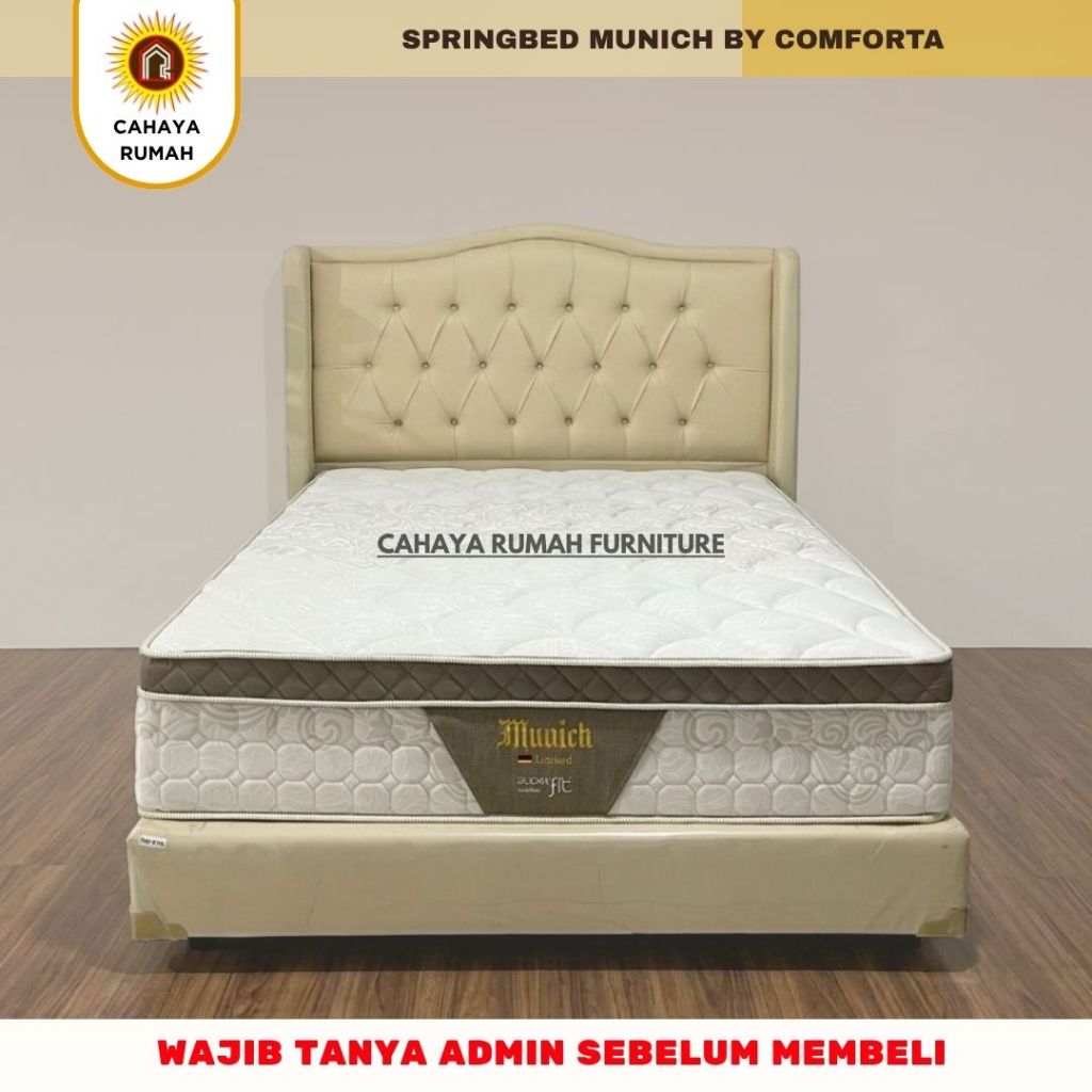 Cahaya Rumah - Springbed Superfit Munich By Comforta - Tinggi kasur 35 - Dipan - Tempat Tidur - Full