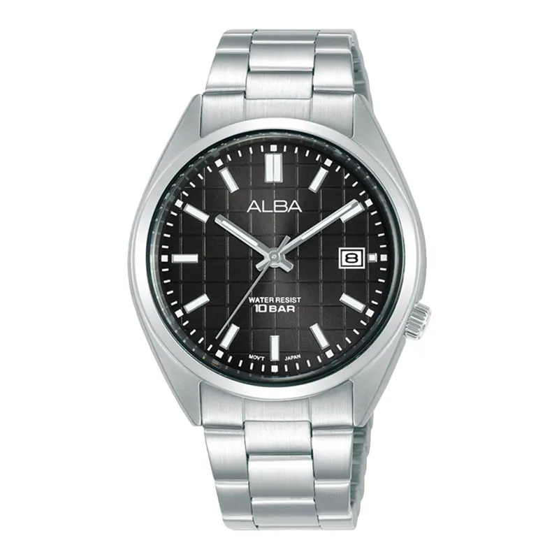 Jam Tangan Unisex Tali Rantai Alba AB AG8M33
