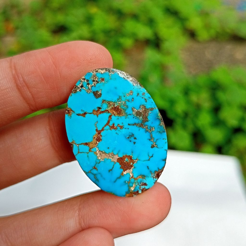 NATURAL PIRUS PERSIA biru urat emas