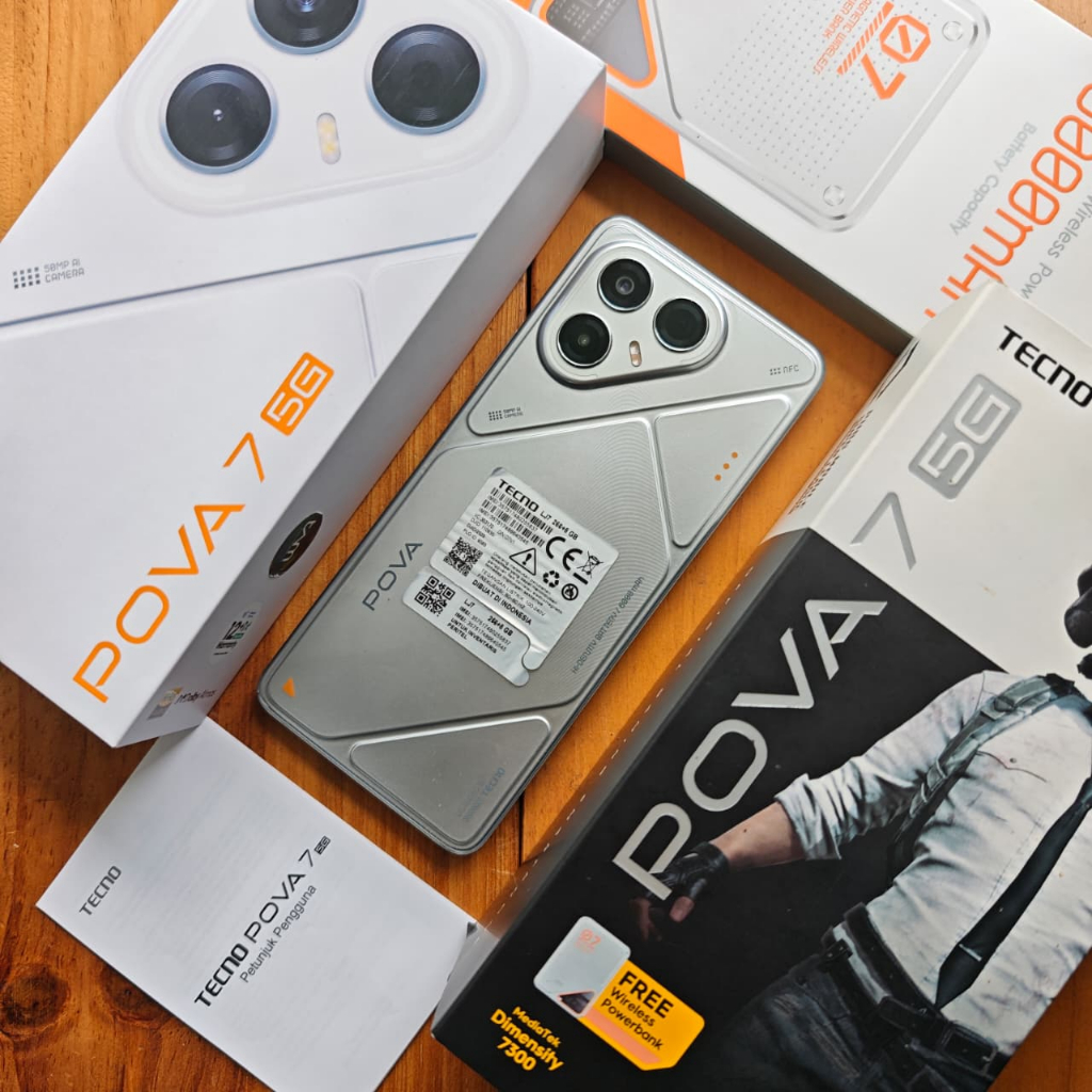 TECNO POVA 7 5G SECOND 8/256GB HANDPHONE SECOND HP SEKEN HP MURAH