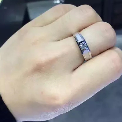 CINCIN PRIA BERKELAS ASLI PALLADIUM 5%, CINCIN SINGLE COWOK PALLADIUM PRIA