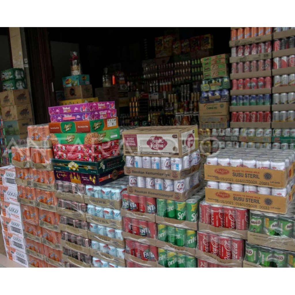 ASJ Macam Merk Minuman Kaleng Soda Susu Penyegar Harga 1 Krat