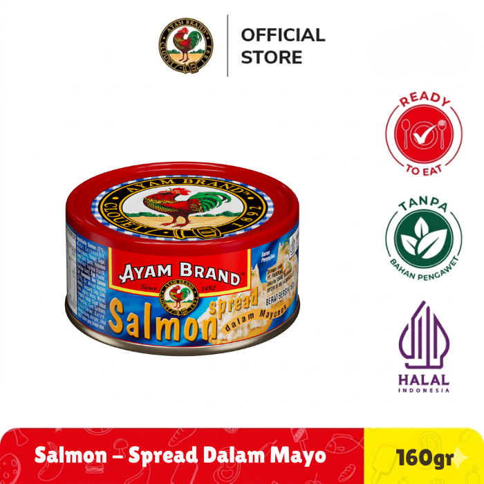 Ayam Brand - Ikan Salmon Kaleng Spread 160gr