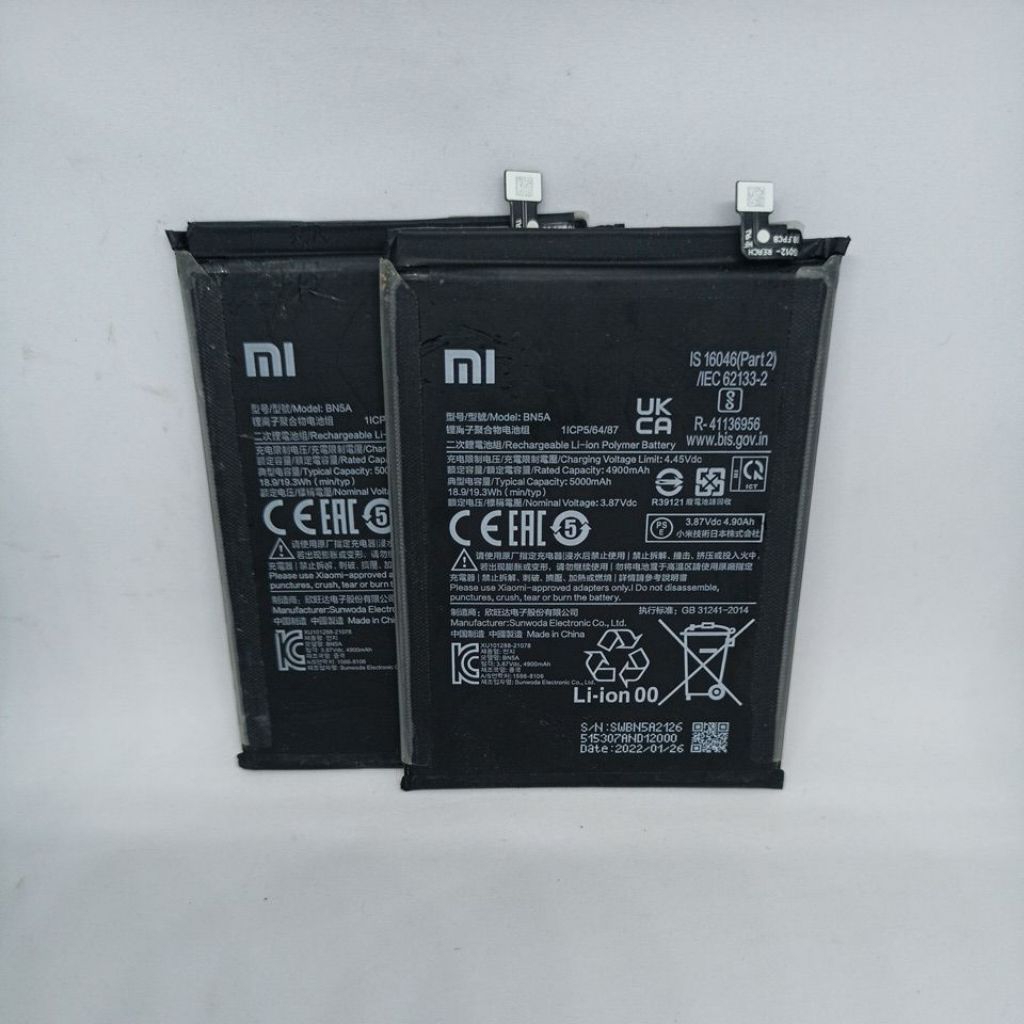Batrai Batre XIAOMI REDMI 10 4G / POCO M3 PRO BN5A ORI COPOTAN