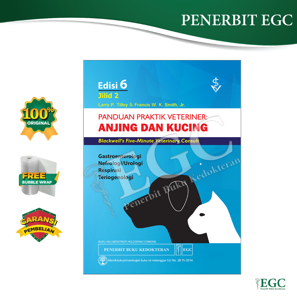 EGC Panduan Praktik Veteriner: Anjing dan Kucing Edisi 6 Jilid 2