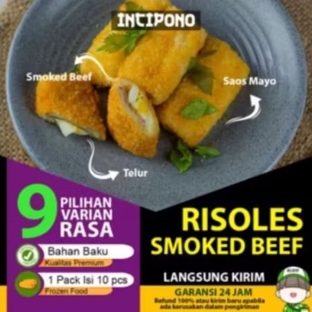 Incipono Risoles Frozen 1 Pack Isi 10 Pcs Halal Premium
