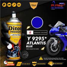 DITON PREMIUM Y9295 ATLANTIS BLUE CAT SEMPROT SPRAY PAINT WARNA BIRU MOVISTAR tahan bensin