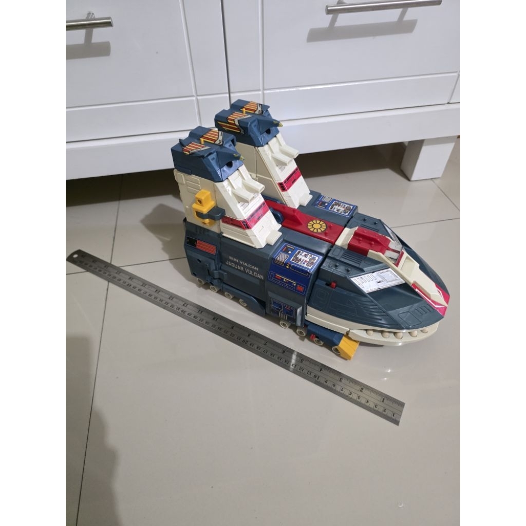 [ori] (vintage 1981) Dx Big Scale godaikin megazord sun vulcan jaguar vulcan very rare