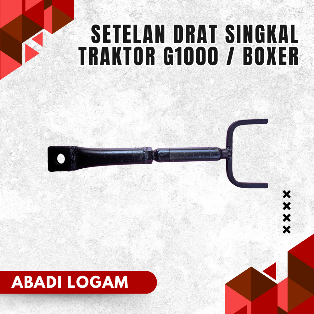Setelan Drat Singkal Traktor G1000 Boxer Ulir Pengatur Bajak Sawah Sparepart Traktor Tangan