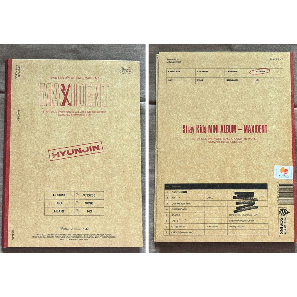 MAXIDENT - PAPERCASE HYUNJIN VERSION