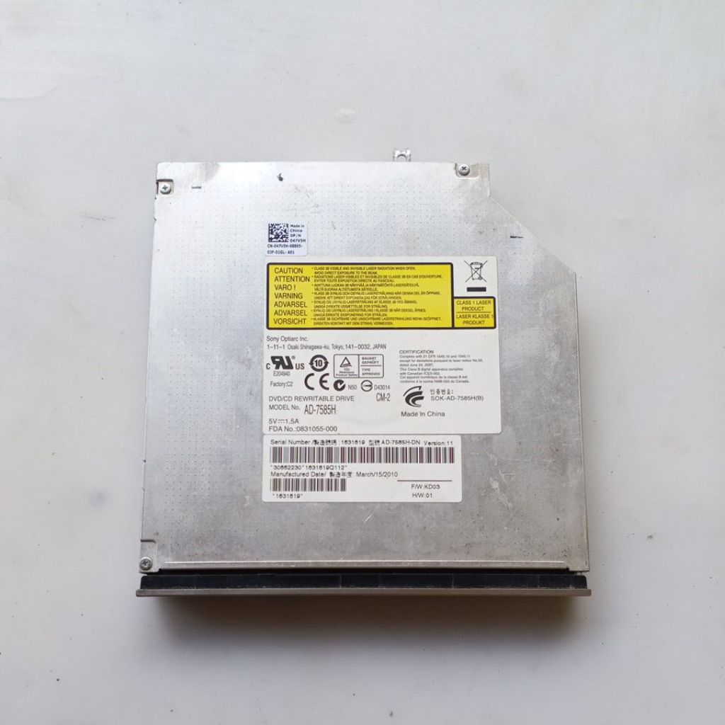 DVD Laptop Dell Vostro 3400