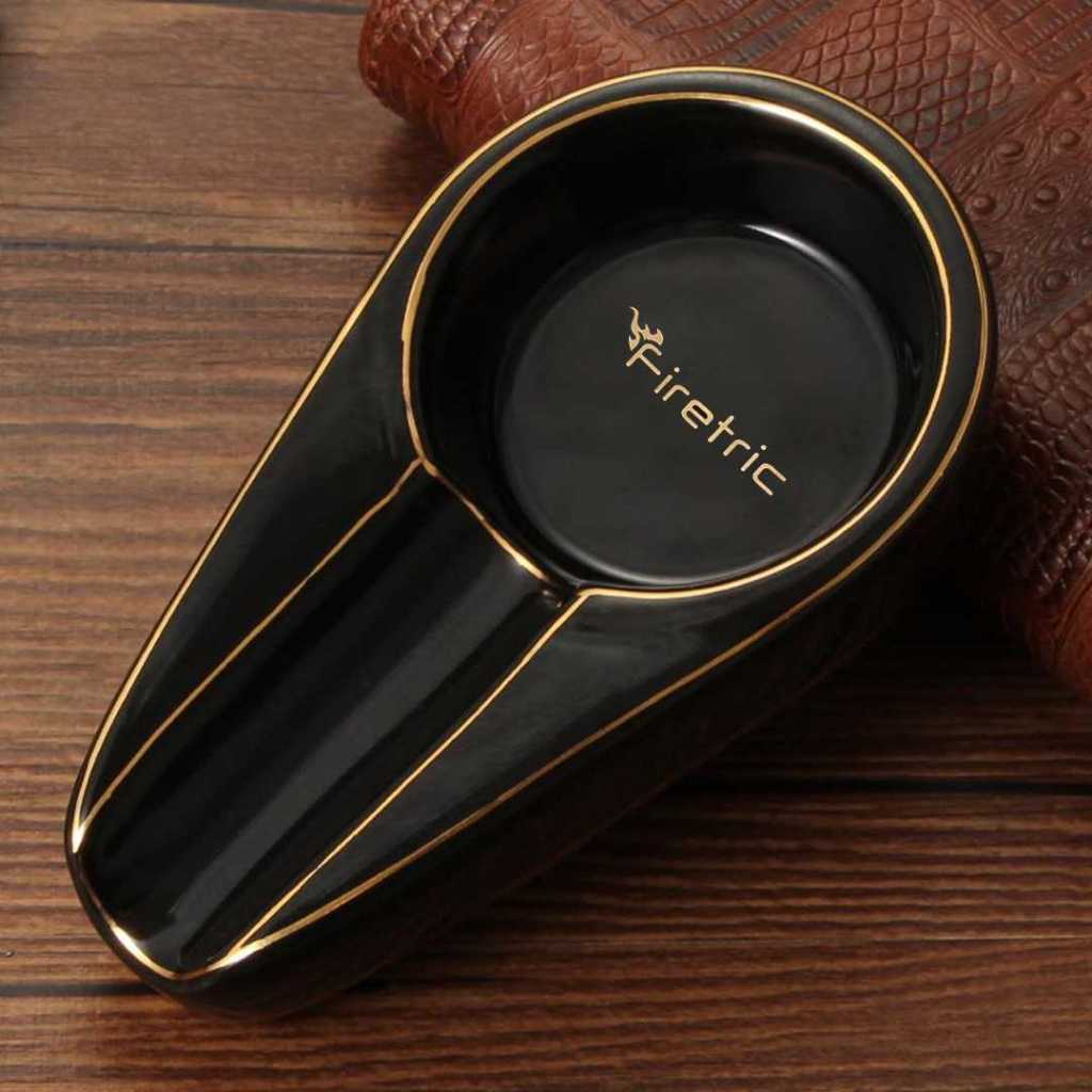 Firetric Asbak Keramik Ashtray Penyangga Diameter Besar Elegant Untuk Hotel Cafe Restaurant - GA-94Y