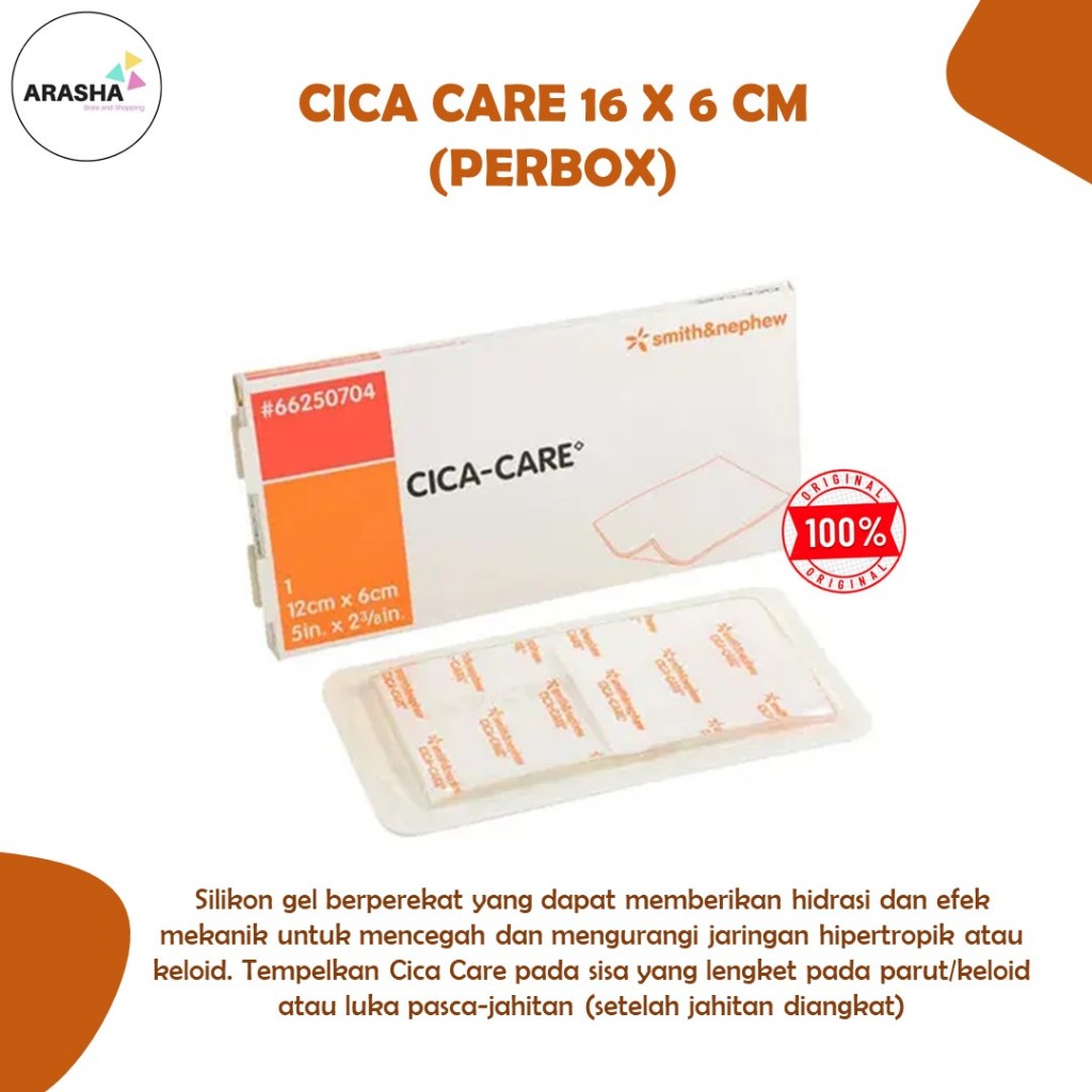Cica Care 12x15cm Gel Silikon Bekas Luka