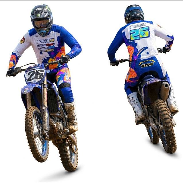 JERSEY SET BAJU TRAIL RACING GRASSTRACK ROADBIKE MOTORCROSS