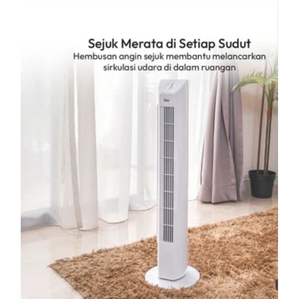 Tower Fan 45 Watt Putih - Kris