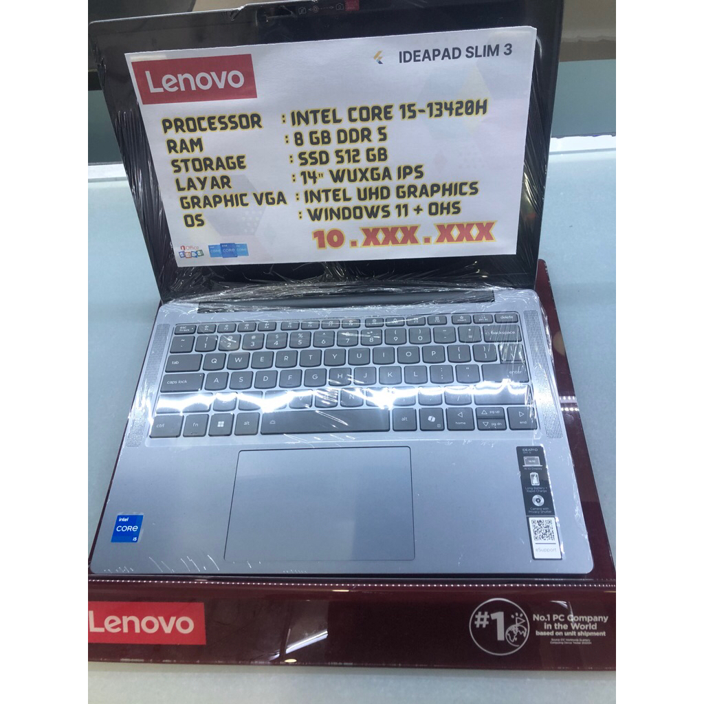 Lenovo ideapad slim 3 i5-13420H Ram 8gb ssd 512gb