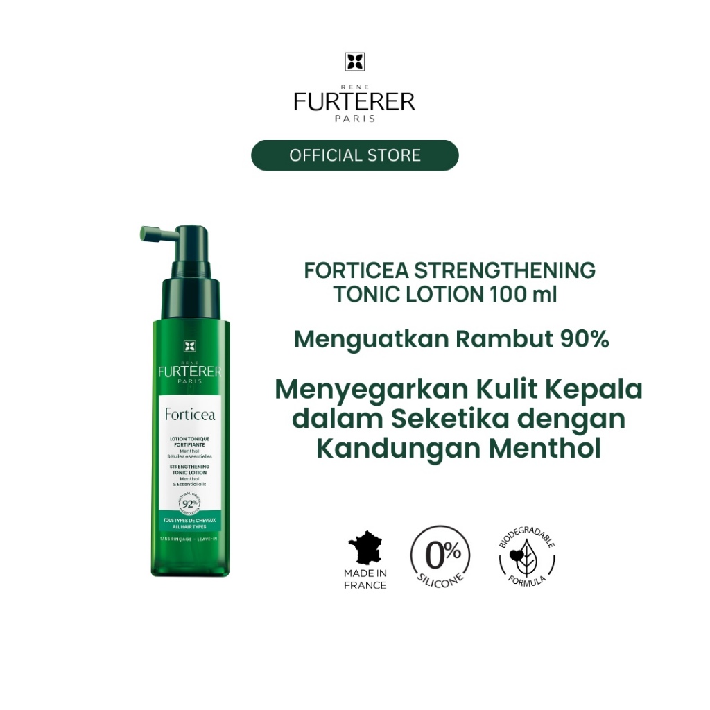 Forticea Hair Tonic Lotion Perawatan Rambut Rontok dengan Ekstrak Guarana dan Minyak Esensial 100 ml