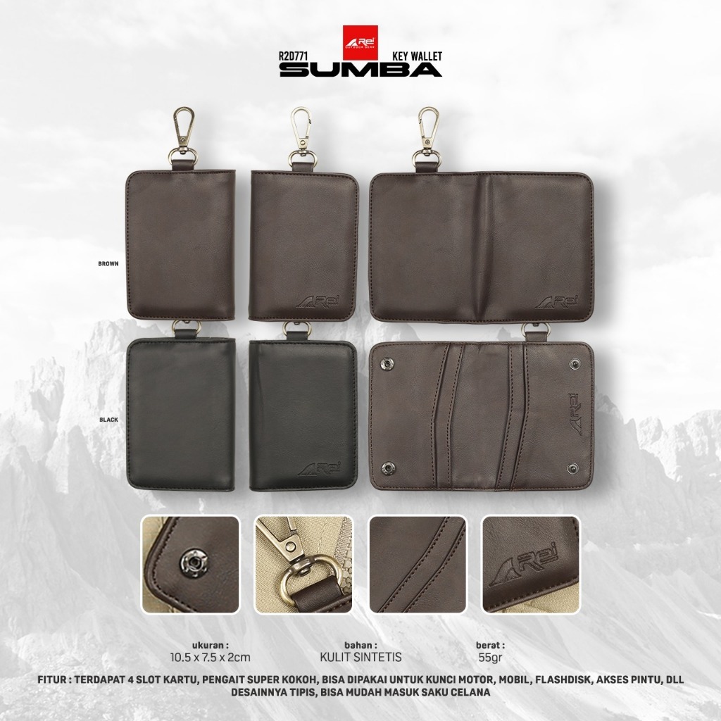Dompet / Key Wallet Pendek Sumba Arei Outdoorgear