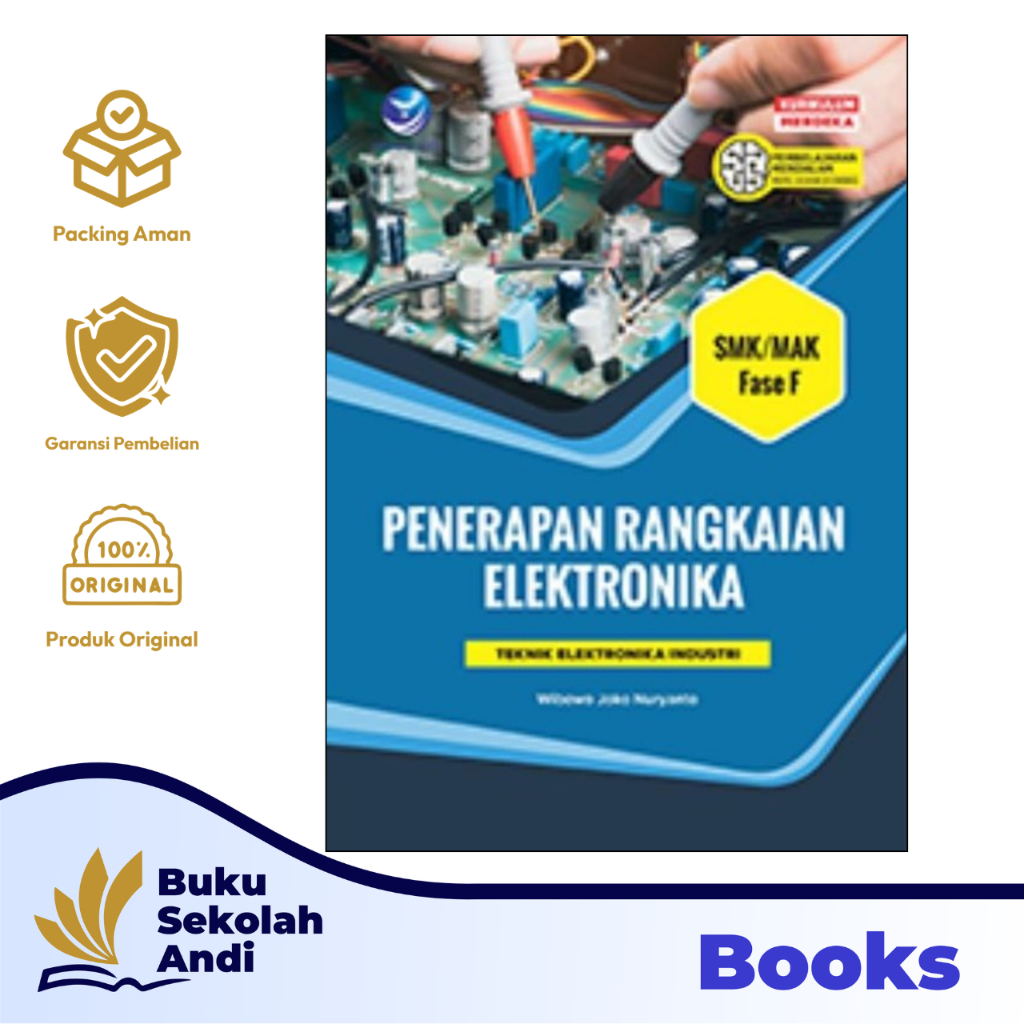 Penerbit Andi - Buku Teknik Elektronika Industri Elemen Penerapan Rangkaian Elektronika SMK/MAK FASE