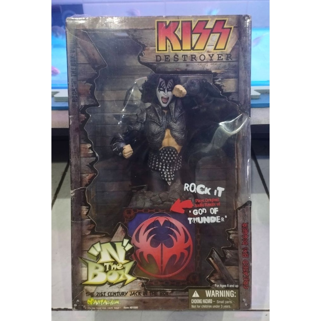 ART ASYLUM Toys - MUSIK/MUSIC/BAND Rock 'N' The Box Series - KISS DESTROYER GENE SIMMONS