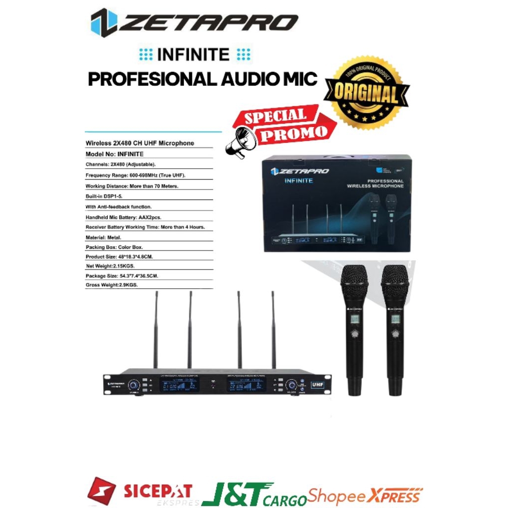 Mic zetapro Infinite Mic profesional zetapro digital