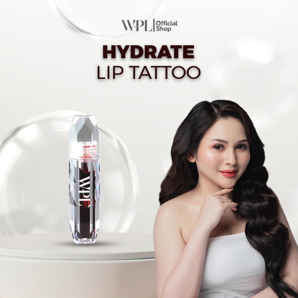 WPL Hydrated Lip Tattoo Strong Strawberry  | Memberikan Warna Dibibir Tahan Lama Sekaligus Menjaga B