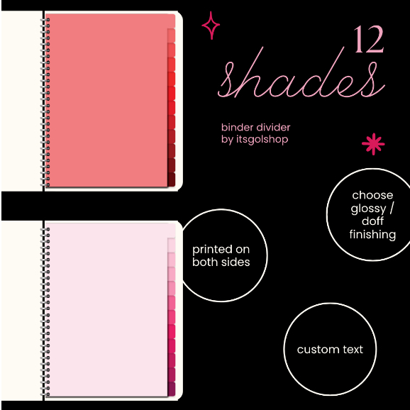 Premium Pembatas Binder Isi 12