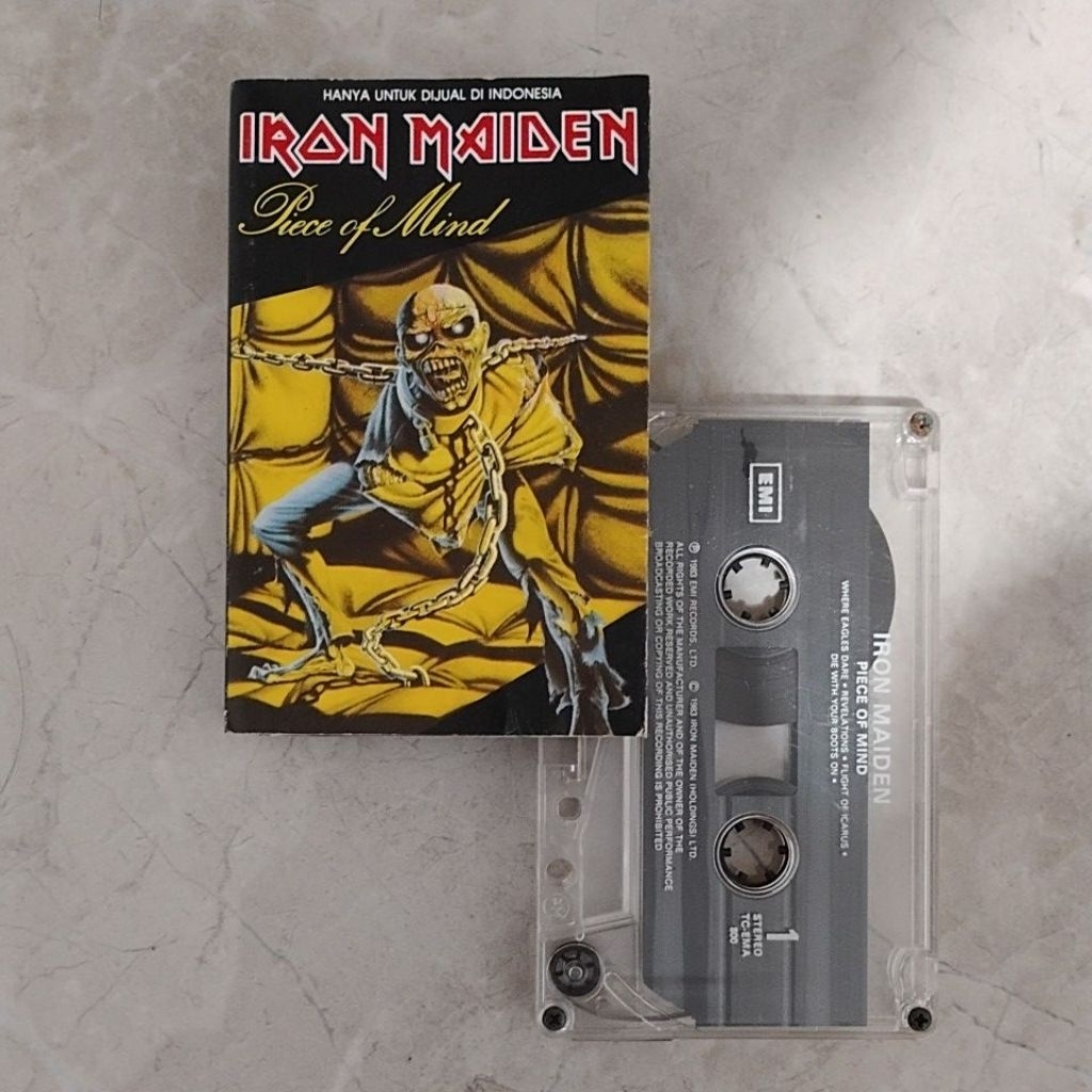 Kaset iron maiden - peace of mind