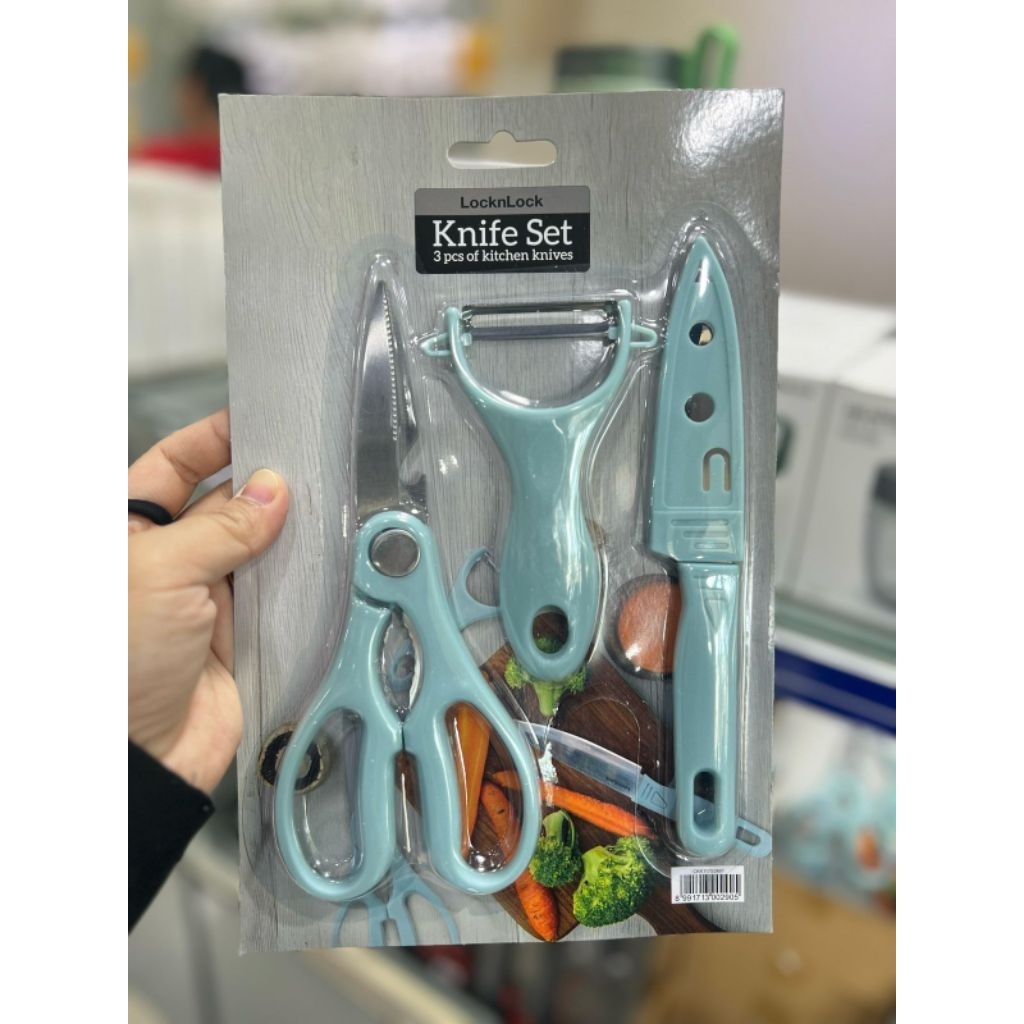 KNIFE SET LOCK N LOCK - KNIFE SET LNL - PISAU SET